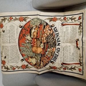 Causeway Bread Winners Linen Cotton Blend Tea Towel